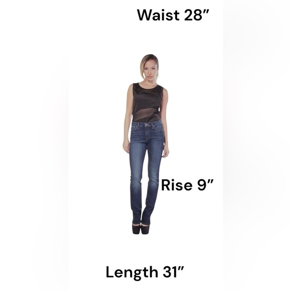 LUCKY BRAND HAYDEN STRAIGHT LEG JEAN Size 2/26 High rise slim fit Straight Leg - Picture 11 of 11